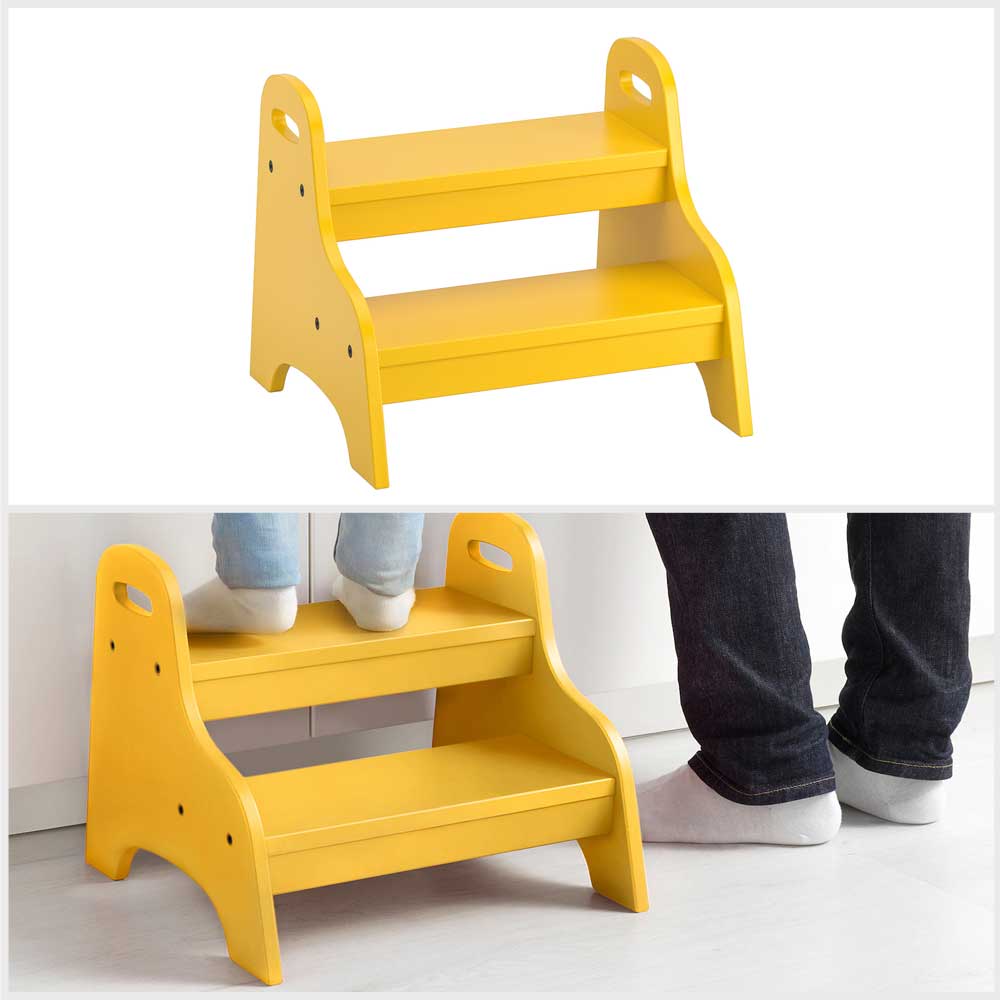 IKEA Trogen Children s Step Stool Yellow40X38X33 cm Idiya